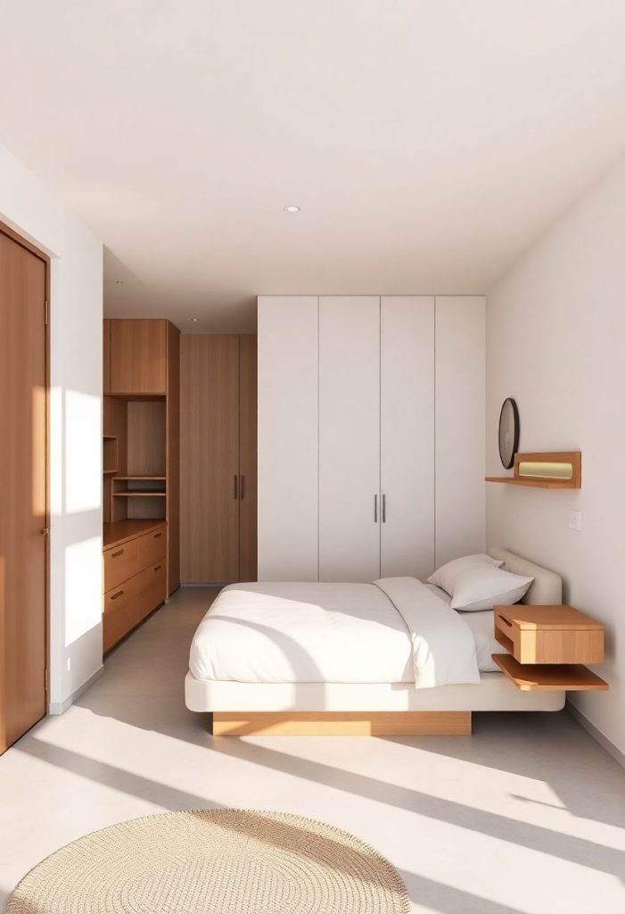 Minimalist Guest Bedroom Space-Saving Furniture Solutions